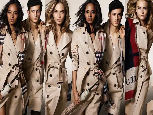 o bir klasik burberry